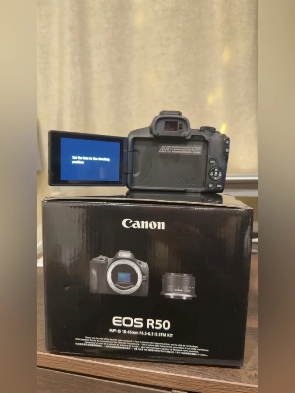 Canon R50 with Charger and Batteries